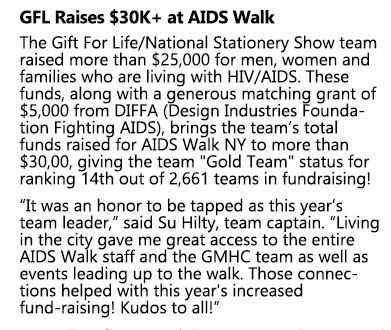 GFL Raises $30K+ at AIDS Walk